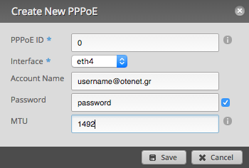Setting up PPPoE