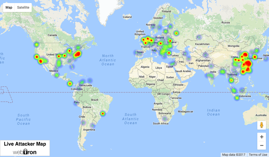 Working Pew Pew Map