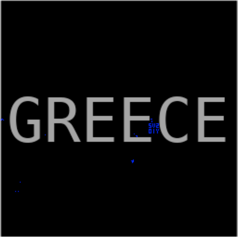 A scan of Greece that shows my callsign,SV2OIY